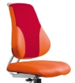 Detská stolička Actikid oranžová koženka+sieťovina